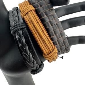 Triple Threat Leather Cuffs: For Rebels Who Can’t Pick a Vibe